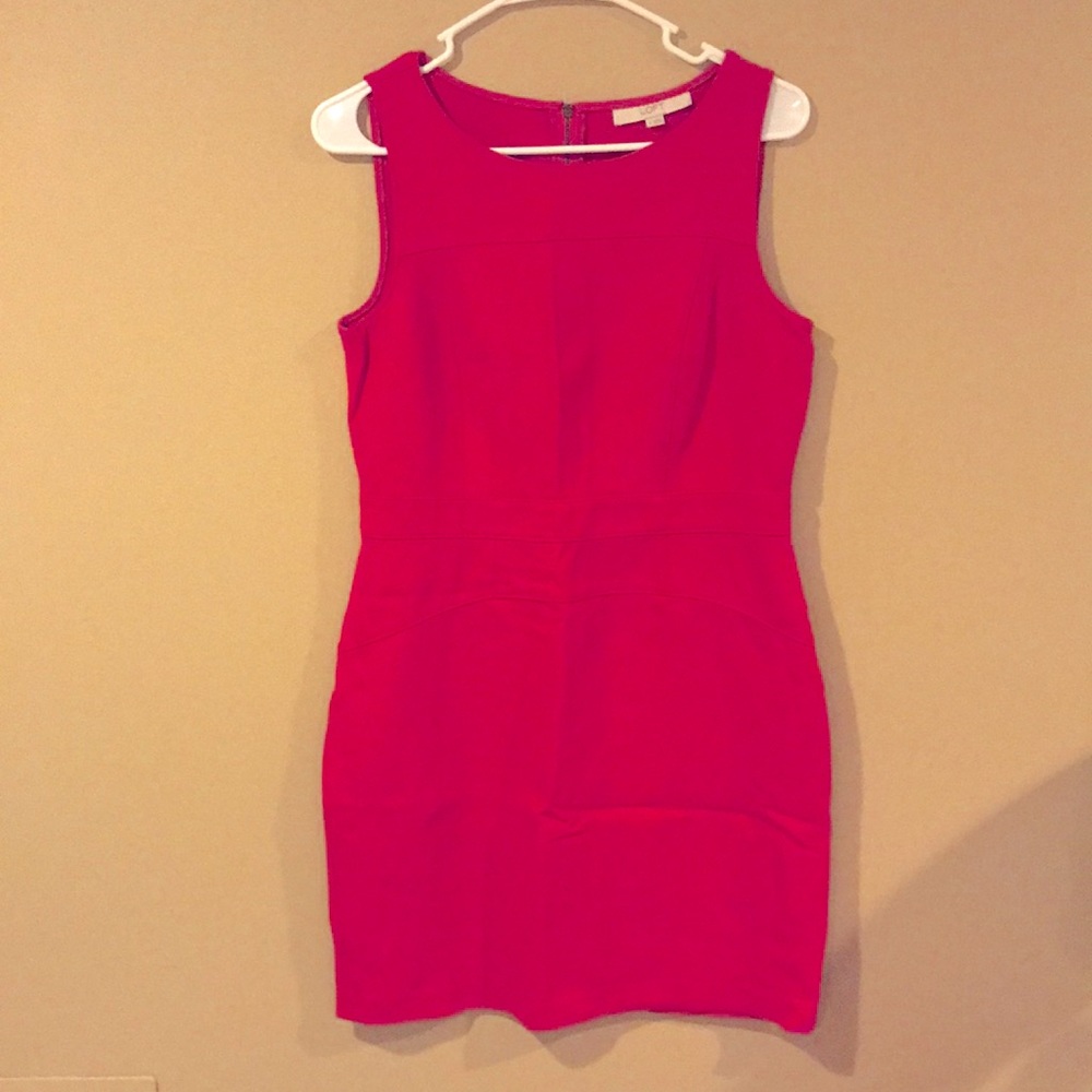 Ann Taylor LOFT size 8 pink dress